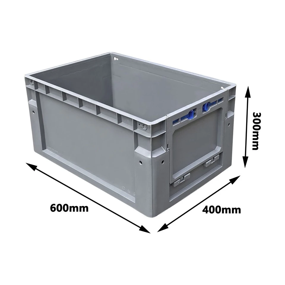 600*400*280mm AS/RS Warehouse Plastic Turnover Box suppliers